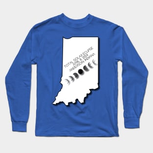 2024 ECLIPSE - ANDERSON INDIANA Long Sleeve T-Shirt